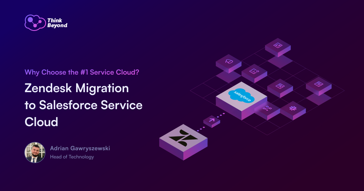 Infographic highlighting key advantages of migrating from Zendesk to Salesforce Service Cloud for better support solutions.